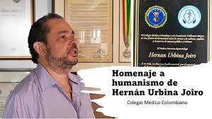 Homenaje a humanismo de Urbina Joiro en Colegio Médico Colombiano