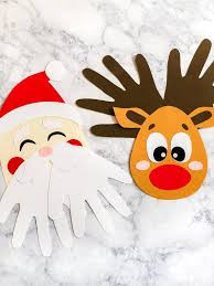 A Simple Santa Handprint Craft For Kids Christmas Handprint Crafts Preschool Christmas Crafts Christmas Crafts Diy