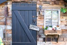 Primitive culture, in the lexicon of early anthropologists, any of numerous societies characterized by features that may include lack of a written language, relative isolation, small population, relatively simple social institutions and technology, and a generally slow rate of sociocultural change. Rustic Fall Shed With Crate Windowbox And Directional Signs 002 Funky Junk Interiors