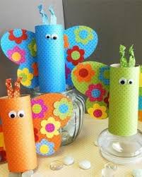 Basteln Mit Kindern Ostern Dekorationen Mit Klopapierrollen Basteln Fruhling Kinder Klopapierrollen Basteln Basteln Mit Kindern