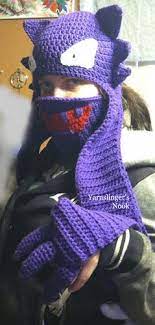 Haunty The Haunter Pokemon Pattern By Schnett Luesing Pokemon Crochet Pattern Crochet Pokemon Crochet Hat Pattern