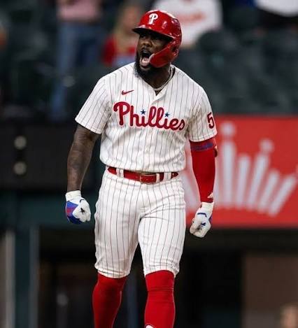 Adolis Garcia in non-Rangers uniform