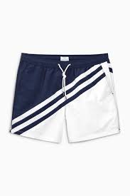 Buy Navy X2f White Colourblock Swim Shorts From The Next Uk Online Shop Mens Swimwear Shorts Sweat Shorts Men Mens Swimwear