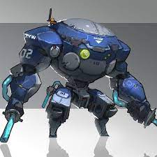 Sketch By Mole Wang On Artstation Robot Concept Art Robot Design Sketch Robot Design