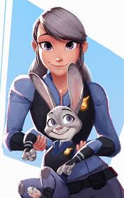 صور رائعة لنساء مرسومة رقميا Disney Fan Art Disney Zootopia Disney Art