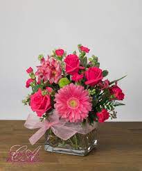 A Little Pink Me Up New Baby Flowers Mini Carnations Hot Pink Roses