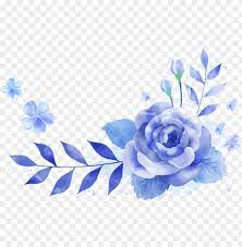 Maybe you would like to learn more about one of these? Bloom Flower Blue Frame Border Flowers White Bouquet Blue Flower Png Hd Border Png Image With Transparent Background Toppng