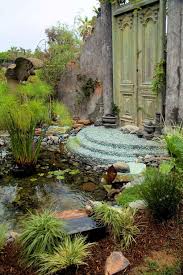 Ruins Garden Love It Looks Like Something Out Of Wow Unique Gardens Pond Landscaping Ponds Backyard
