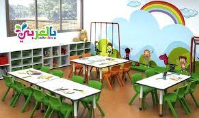 افكار تزيين فصول رياض اطفال بالصور Preschool Room Layout School Library Decor Preschool Decor