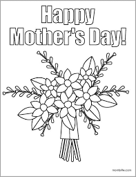 It features flowers that will never wilt. Free Printable Mother S Day Coloring Pages Mombrite