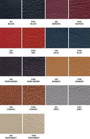 Mercedes Benz Pagoda Leather Color Palette Pagode Carros