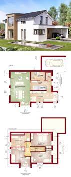 Sachliche linienführungen und die verwendung kubischer grundformen gelten im bereich der architektur als „klassische moderne. Modernes Haus Mit Design Carport Fertighaus Grundriss Edition 4 V2 Bien Zenker Hausbaudirekt De Modernes Haus Haus Grundriss Haus Design Plane