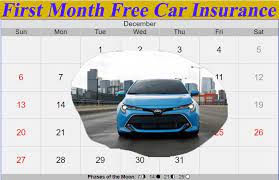 In fact, you can get a free, personalized car insurance quote right on this page. First Month Free Car Insurance Zero Down First Month