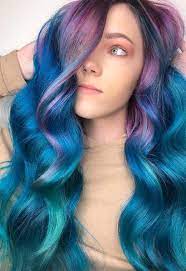 65 Iridescent Blue Hair Color Shades Blue Hair Dye Tips Hair Dye Tips Hair Color Blue Blue Hair