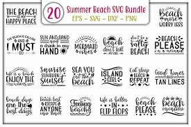 Download Summer Beach Quotes Bundle Graphic By Graphicsbooth Creative Fabrica PSD Mockup Templates