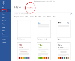 A window will open up. How To Use Word 2013 For Creating Greeting Cards Ravi Shankar