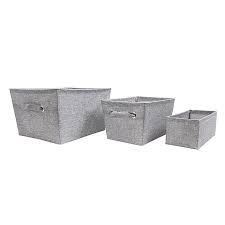 Get it as soon as fri, jul 9. Salt Textured Canvas Storage Bin In Grey Bed Bath Beyond