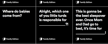 Cards against humanity offers exciting party gameplay that you've never played before. Cards Against Humanity Family Edition Free Downloadable Game Popsugar Family
