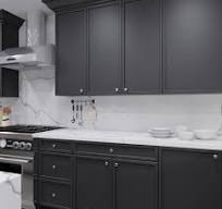 Angel Black Slim Shaker Kitchen Cabinets