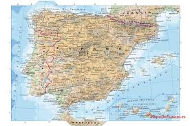 Mapa De Espana Politico Fisico Y Mudo Listos Para Imprimir Actualizados