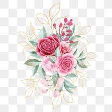 Flower Png Vector Psd And Clipart With Transparent Background For Free Download Pngtree Watercolor Flowers Watercolor Flower Background Pink Flowers Background