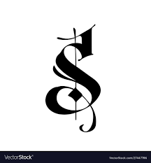 Maybe you would like to learn more about one of these? Letter S In The Gothic Style Vector Alphabet The Symbol Is Isolated On A White Background Tattoo Lettering Fonts Tattoo Lettering Alphabet Tattoo Lettering