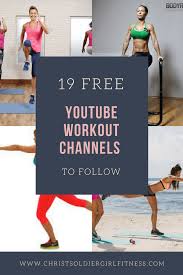 top free you workout channels to