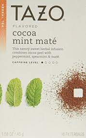 Tazo Cocoa Mint Mate Tea 16 Ct Tazo Https Www Amazon Com Dp B00au1lctc Ref Cm Sw R Pi Dp X 8hazxbf0w7z5k Mate Tea Tazo Flavored Tea