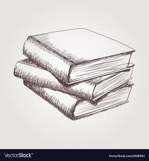 Sketch Of Books Stack Download A Free Preview Or High Quality Adobe Illustrator Ai Eps Pdf And High Resolution Jpeg In 2020 Book Drawing Sketch Book Object Drawing