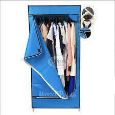 Lemari pakaian plastik gantung best arion 2 pintu • material plastik berkualitas • kuat dan koko jual lemari plastik anak dengan harga murah, aneka ukuran, 2, 3, 4 susun dan pintu. Lemari Kain Portable Munzell Type Lpf 07 Blue Lemari Pakaian Rak Baju 2 Sekat 1 Gantung Shopee Indonesia