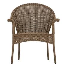 Style Selections Valleydale Brown Woven Stackable Metal Stationary Conversation Chair S With Woven Seat Lowes Com In 2020 Outdoor Wicker Chairs Wicker Chairs Patio Chairs