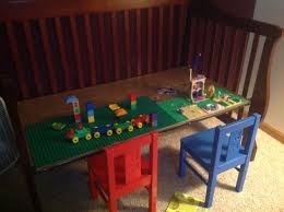 Diy Lego Table Repurposed Crib Into Lego Table For Duplos And Regular Legos Lego Table Kids Room Playroom