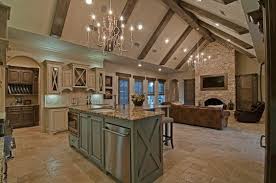 Kitchen Living Room Interior Hill Country Home Builder Is Clearview Custom Homes Out Of Lubbock Tx Home Hill Country Homes Metal Building Homes