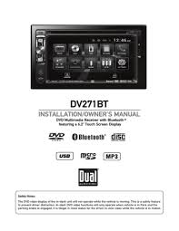 Installation diagrams for car stereos this site is provided by autotoys. Dual Dv271bt Xdvd176bt Xdvd256bt User Manual Manualzz