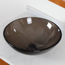 elite brown tinted transparent round