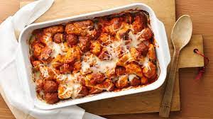 Italian Meatball And Biscuit Bake Recipe Recipes Biscuit Bake Ingredients Recipes