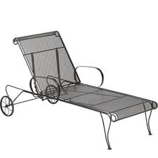 2 pillows are waverly material. Wrought Iron Chaise Lounges Universal Contractfurniture Com