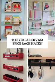 Diy Ikea Bekvam Spice Rack Hacks Cover Ikea Bekvam Ikea Diy Ikea