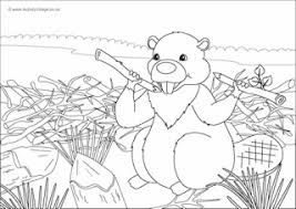 When we think of october holidays, most of us think of halloween. Beaver Colouring Pages