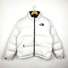 Black And White North Face Jacket Mens The North Face Vintage 90s Nuptse 600 White Puffer Goose Down Jacket Men S Size Large White North Face Jacket North Face Jacket Jackets