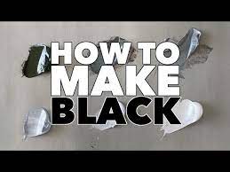 Mix Black Paint Using The Color Wheel