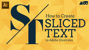 Adobe ambassadors and campus clubs make it easier to get started with creative cloud. How To Create Sliced Text In Adobe Illustrator Tutorial Youtube