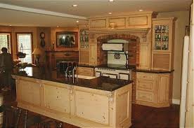 10 Rustic Kitchen Designs With Unfinished Pine Kitchen Cabinets Rilane We Aspire To Inspire Pine Kitchen Cabinets Pine Kitchen Rustic Kitchen Design