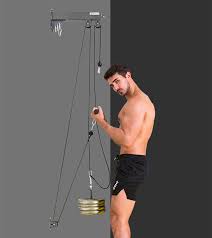 This is a do it yourself (diy) pull down. Metal Gym Fitness Diy Pulley Cable Machine Attachments Back Muscle Biceps Triceps Blaster Trainer Pull Down Machine Full Set Accessories Aliexpress
