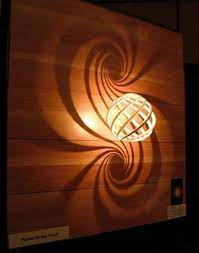 Loxodrome Sconce 3d Printing Wonders 8 Inch 3d Printed Loxodrome Lamp Which Illuminates A Double Lamparas De Pared Iluminacion Fria Pantallas De Lamparas