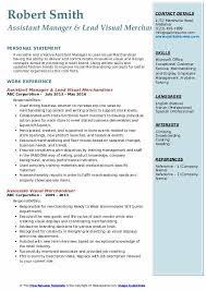 Producing window displays, signs, interior displays, floor plans and special promotions displays. Visual Merchandiser Resume Samples Qwikresume