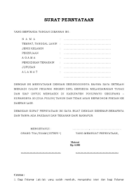 Pelik ukt di uin bandung suaka online. Surat Pernyataan Pengabdian