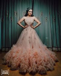 Dress up like a little princess from fairy tales. 33 Best Bridal Gowns Sparkling Princess Gowns With Train Spotted On Indian Brides Wish N Wed