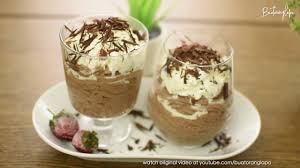 Chocolate mousse recipe & video. Chocolate Mousse 2 Bahan Tanpa Telur Rasa Aiskrim Buat Orang Lapo