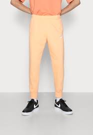 Nike Sportswear CLUB - Pantalon de survêtement - orange chalk/orange -  ZALANDO.FR